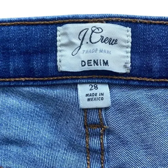 JCREW Denim Cut Off Short Womens Sz 28 Blue - Picture 3 of 5